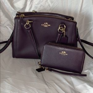 Coach Purple Handbag
